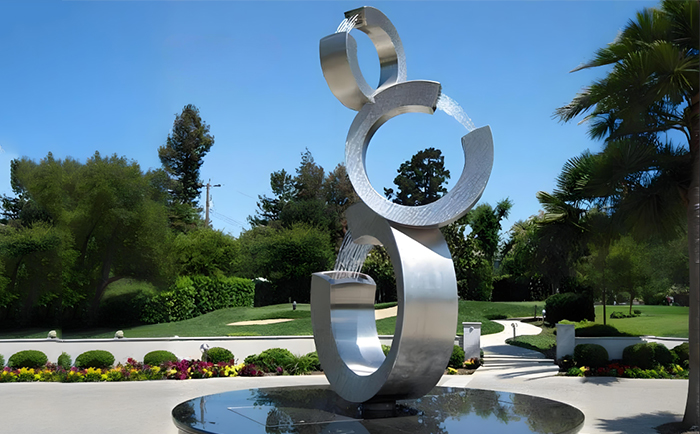 探索不銹鋼噴泉雕塑，開啟水與藝術(shù)的奇妙之旅